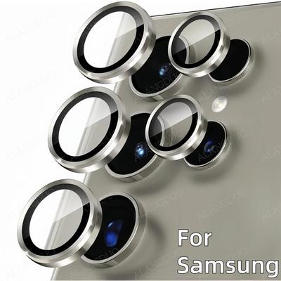 Kovové sklo na čočku pro Samsung Galaxy S25 Ultra S25Plus S24Ultra kroužek na čočku pro Samsung S23 S24 S25Ultra chránič čočky fotoaparátu