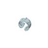 Women's Minimalist Multi-layer Cable Knit Adjustable Ring – Versatile, Trendy, Niche Design