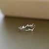 New 925 Silver Branch Shape Ring Personality Charm Simple Style Ring Party Gift for Women Exquisite Jewelry