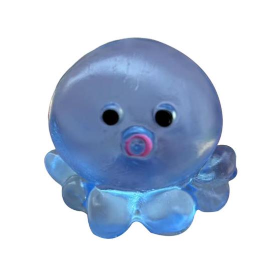 Transparent Stress Relief Toy Slow Rising Decompression Bubble Robot Bunny Octopus Squeeze Toy