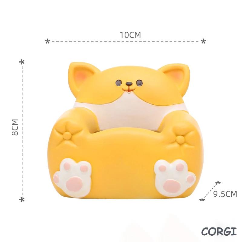 

Animal Sofa Small Plant Pot Resin Succulent Planter for Home Office Desk Mini Ornament Fairy Garden Flowerpot Decoration