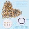 800Pcs 8 Styles 304 Stainless Steel Spacer Beads, Rondelle, Mixed Color, 1.5~3x0.8~2mm, Hole: 0.8~1.4mm, 100pcs/style