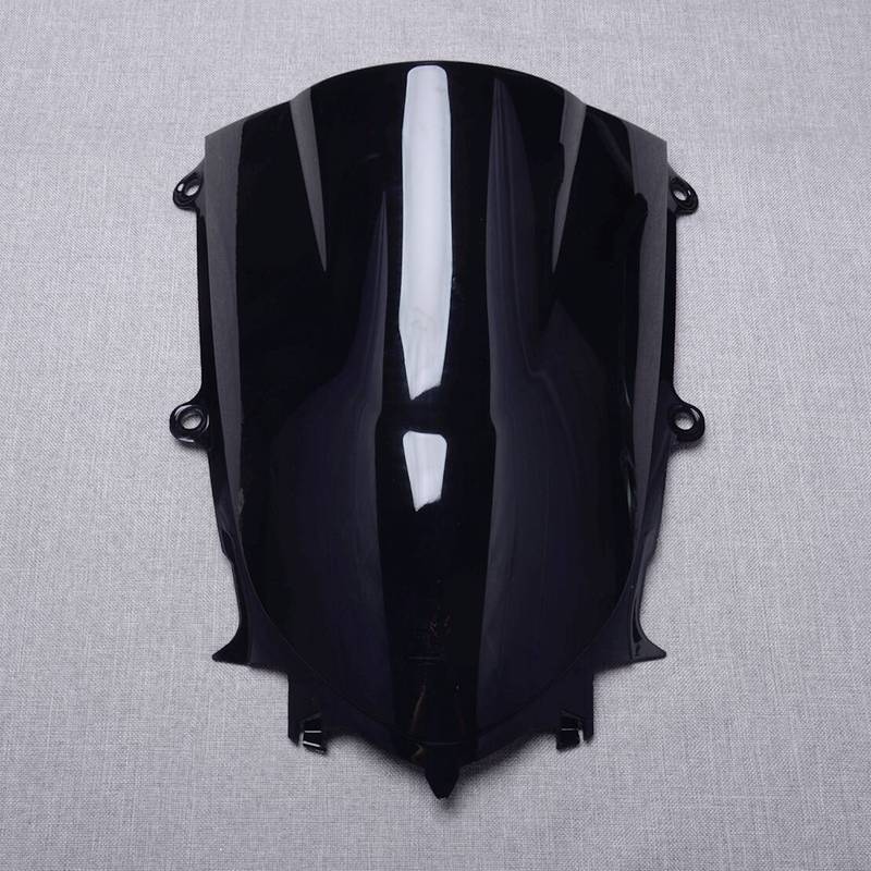 Motorcycle Windshield Windscreen Black ABS Fit for Yamaha YZF-R6 600 2017 2018 YZF-R7 2024