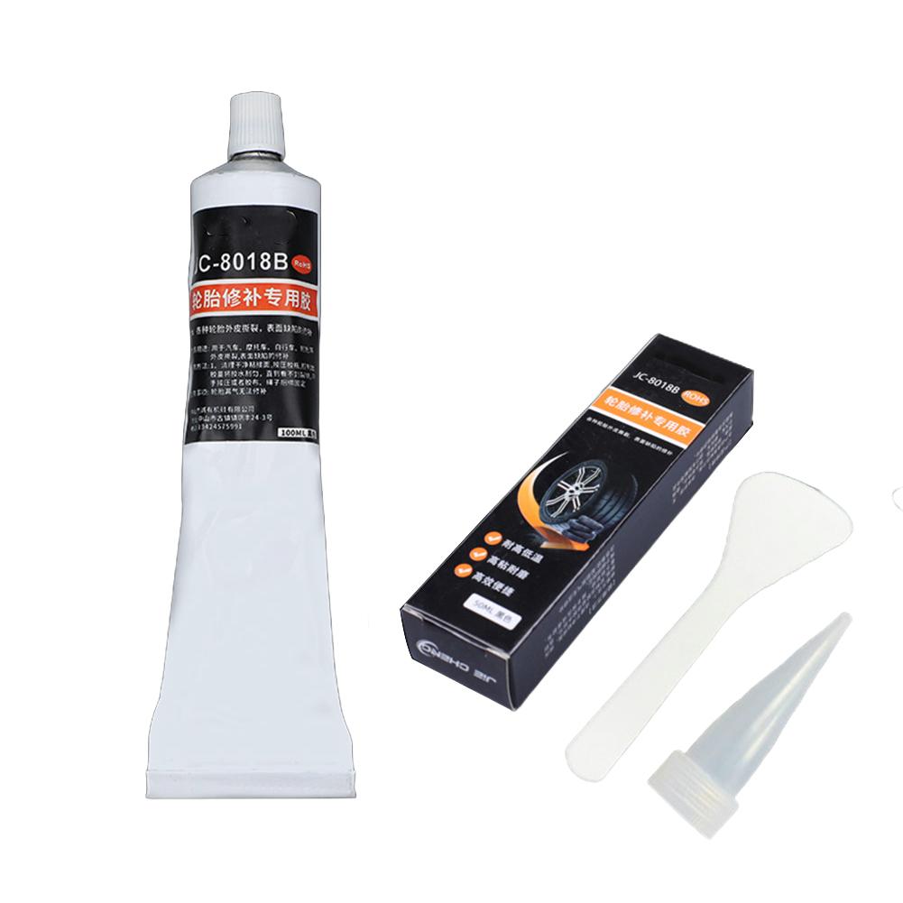 100/50ML Waterproof High Temperature Resistant Tyre Repair Liquid Black Strong Rubber Glues Adhesive Glue Car Repairs Tools