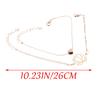 S Imple And Personalized Hollow L Otus Bracelet Fashion 2-piece Set