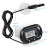 Digitales Aquarium-Thermometer mit Saugnapf, Temperatursensor, Messgerät, Tester, Thermometer, Messung -50 °C + 70 °C