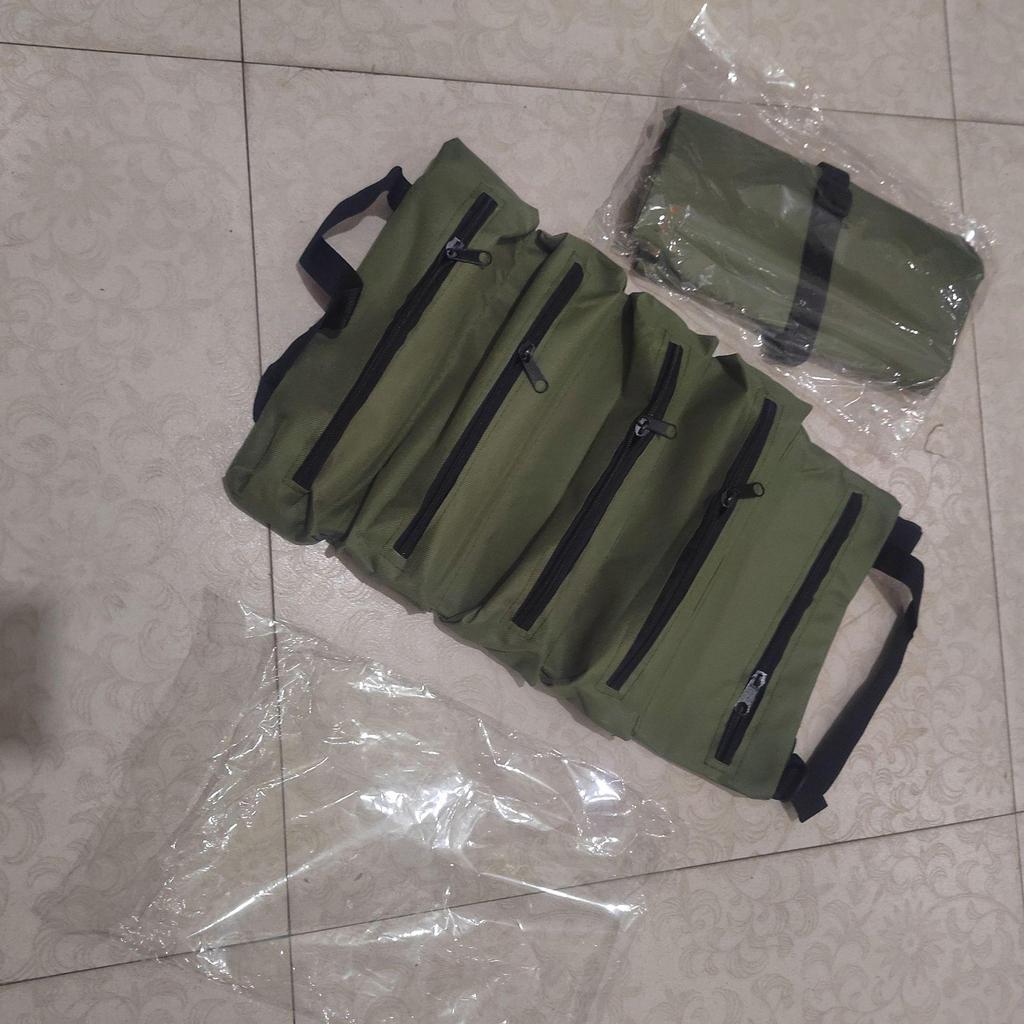Roll-Up Electrician & Car Tool Storage Bag
