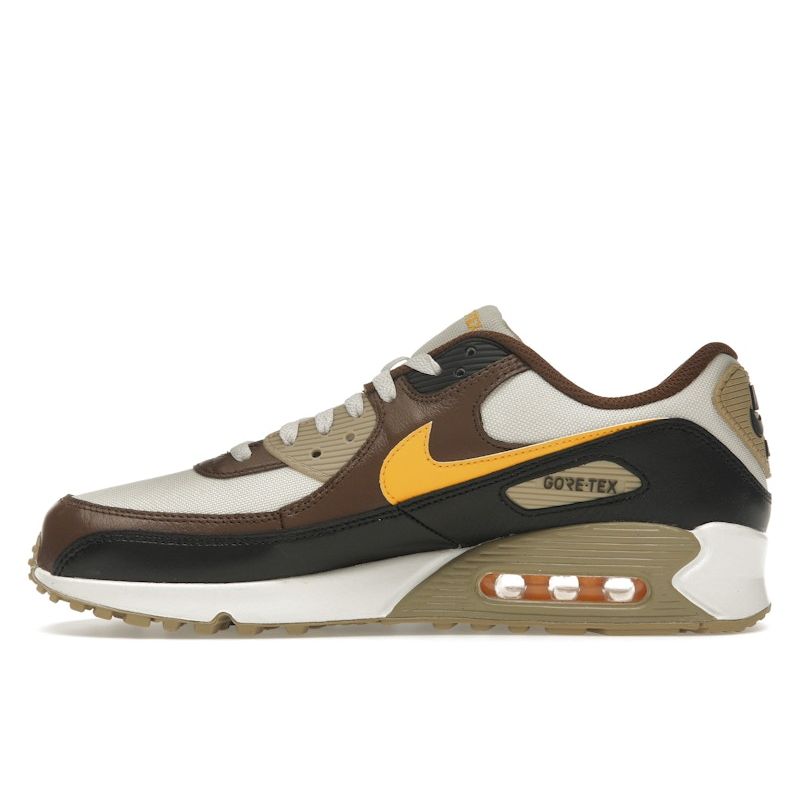 Nike Air Max 90 GORE-TEX Cacao Wow Unisex Sneakers Brown Khaki Black FD5810-201