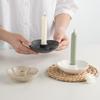 ZISIZ Kiln-Glazed Ceramic Candle Holder