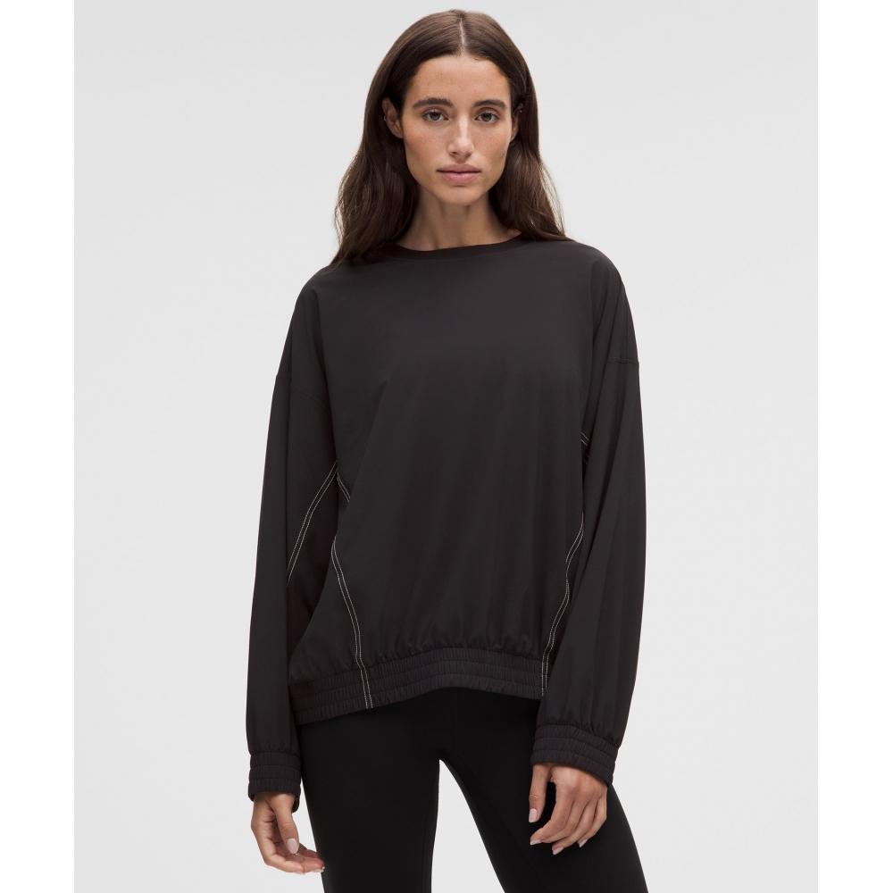 Lullulemon Define Oversized Pullover *Swift Blk Ltiv