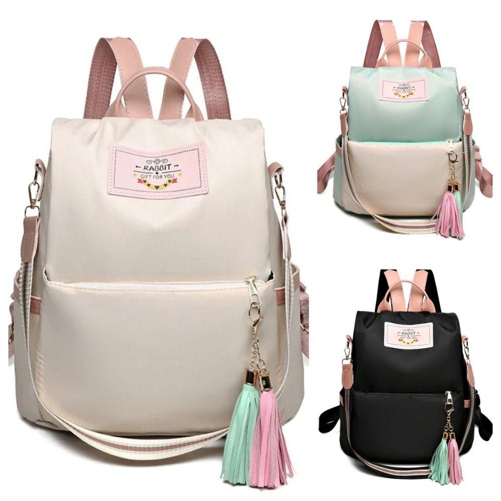 Oxford Female Student Schoolbag Large Capacity School Bags  Female Junior High School