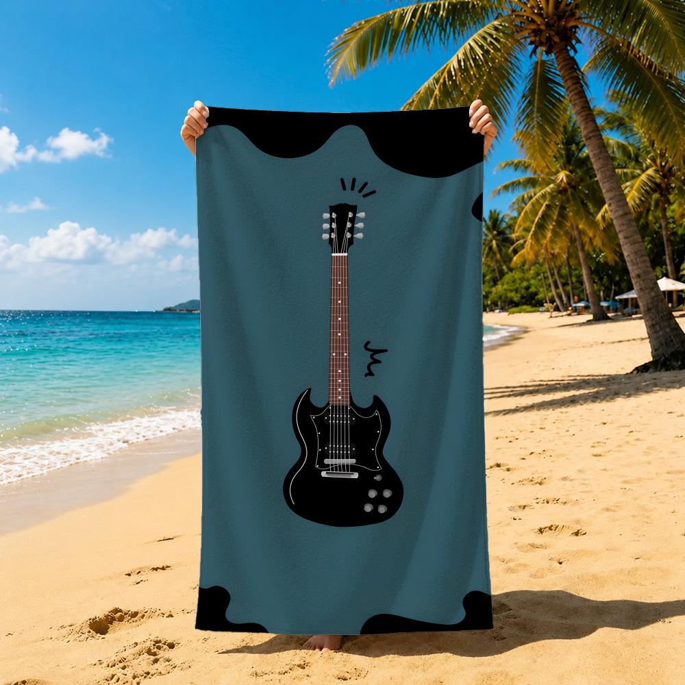 ESP Guitars Towel Towel Soft Pool Gift For Travel Gym Shower Cool Camping Quick Dry Sports  Large Beach Towel