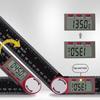Digitaler Winkelmesser Digitaler Winkelmesser Metrisches Goniometer 360 Grad Edelstahl Rechtwinkliges Geodreieck Messwerkzeug 200 mm