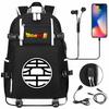 Vegeta Sun Wukong Dragon Ball Ultra USB Headphones Teen Student School Bag Men's and Women's Leisure Travel Backpack