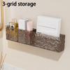 1Pcs Suction Cup Storage Box Bathroom Non Perforated Wall Mounted Organizing And Storage Box Transparent