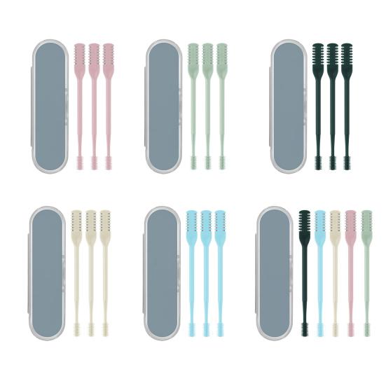 3/5Pcs Double-Head Nose Hair Trimmer Sharp Blade 360 Degree Rotating Nasal Hair Cutter Remover Men Women Manual Nose Hair Trimming Tools