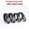Retro Belt Skull Pentagram Fashion Trend Personality Youth Belt Cowhide Belt