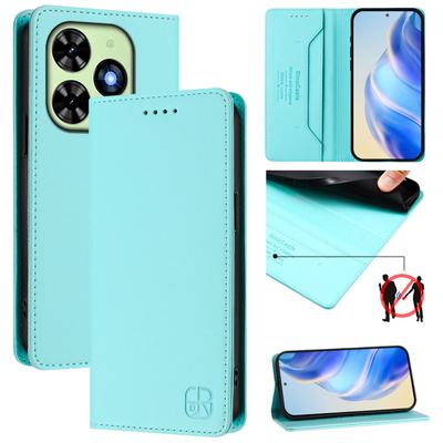 For Tecno Pova Neo 2,Pop 2,Pop 4,Pop 5,Spark 6 Go,Spark 7,Spark 8C,Spark 9,Camon 19...Premium PU Leather Wallet-Style Case,Shockproof & RFID-Blocking
