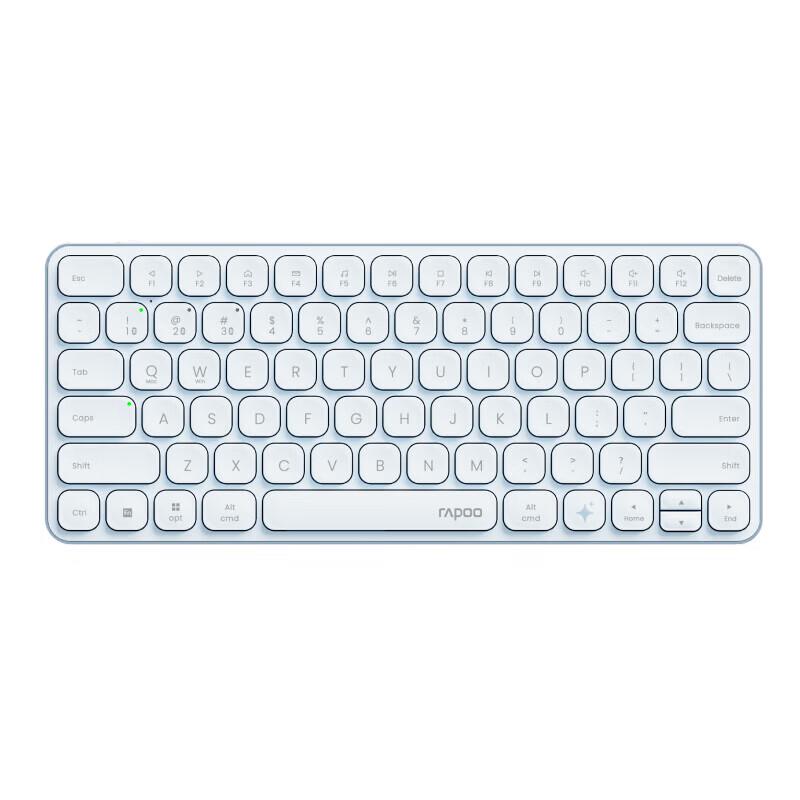 Rapoo E9050L 78-Key Ultra-thin AI Multi-mode Wireless Keyboard