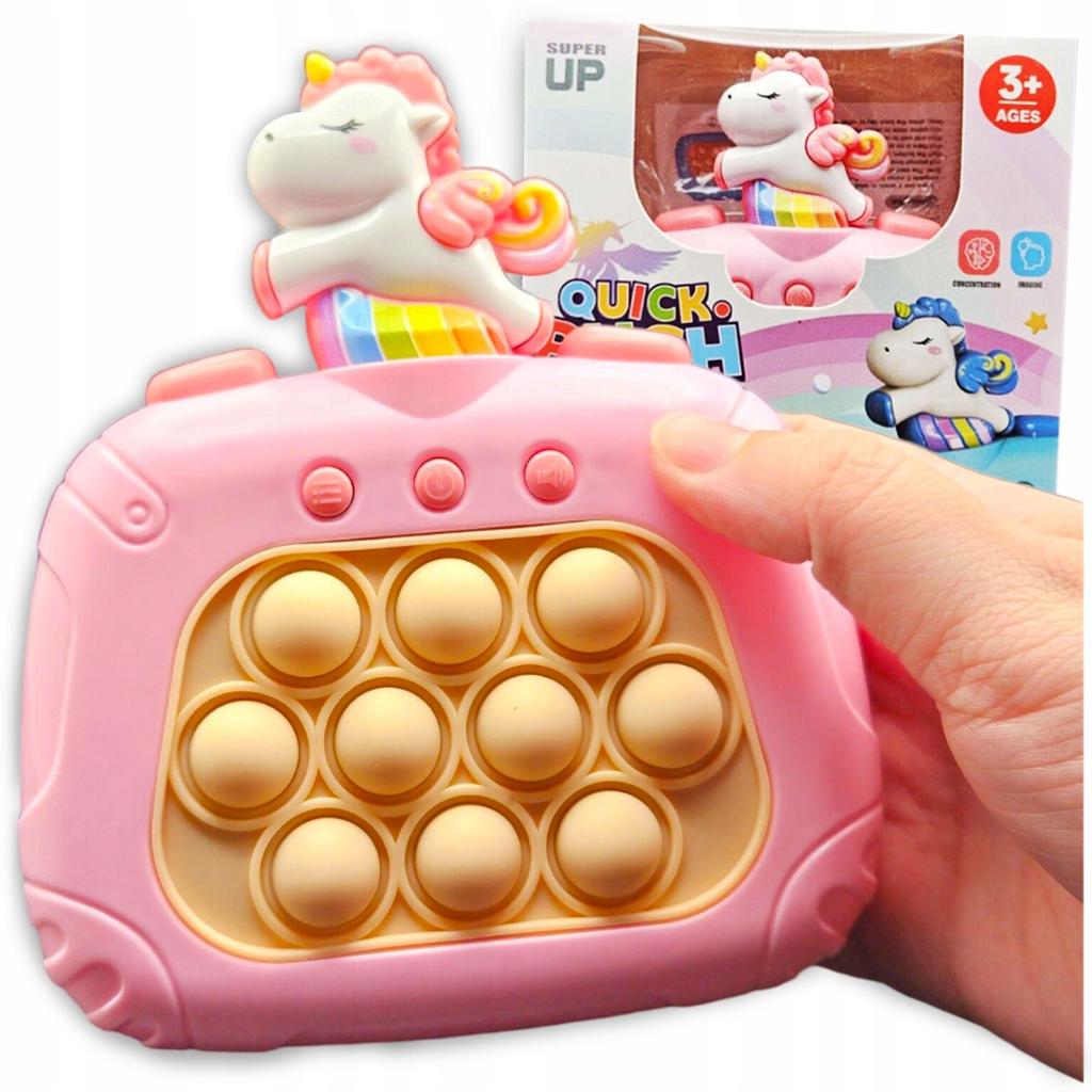 Skill Game Popit Anti-stress Sensory Bubbles Pop It Unicorn