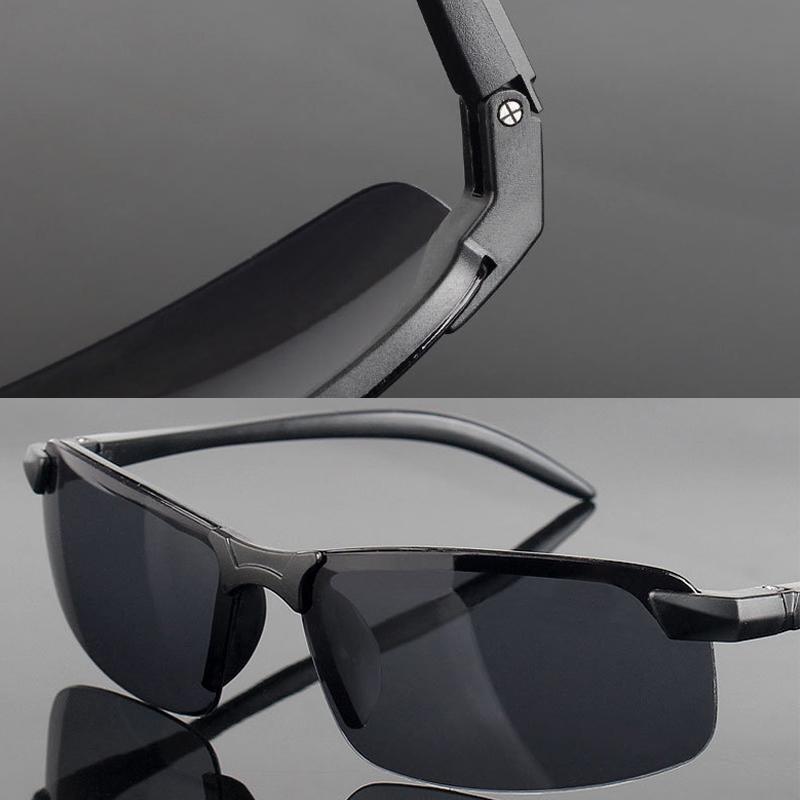 Nattsynsbriller Nattkjøring Sykling Antirefleksbriller Ultralett Metallinnfatning For Dag-Nattbruk Fiske Solbriller