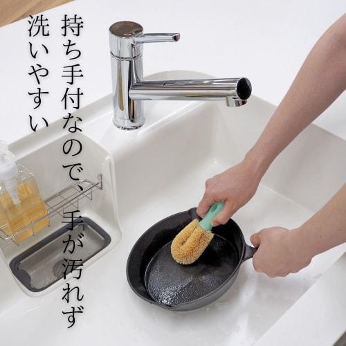 Towa Sangyo LKA Palm Handy Scrubbers, Set of 3, Approx. 3 X 6 X 12.5 Cm (each) with a Gentle Handle, 99583