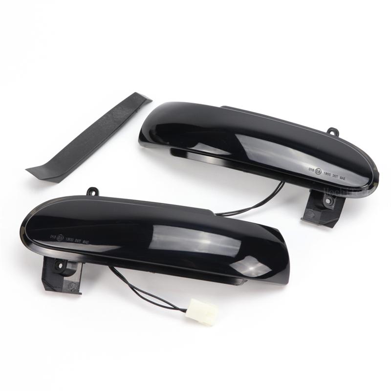Dynamic Black LED Turn Signal Light Sequential Rearview Mirror Light For Mercedes Benz SLK SL Class R171 W171 R230 W230