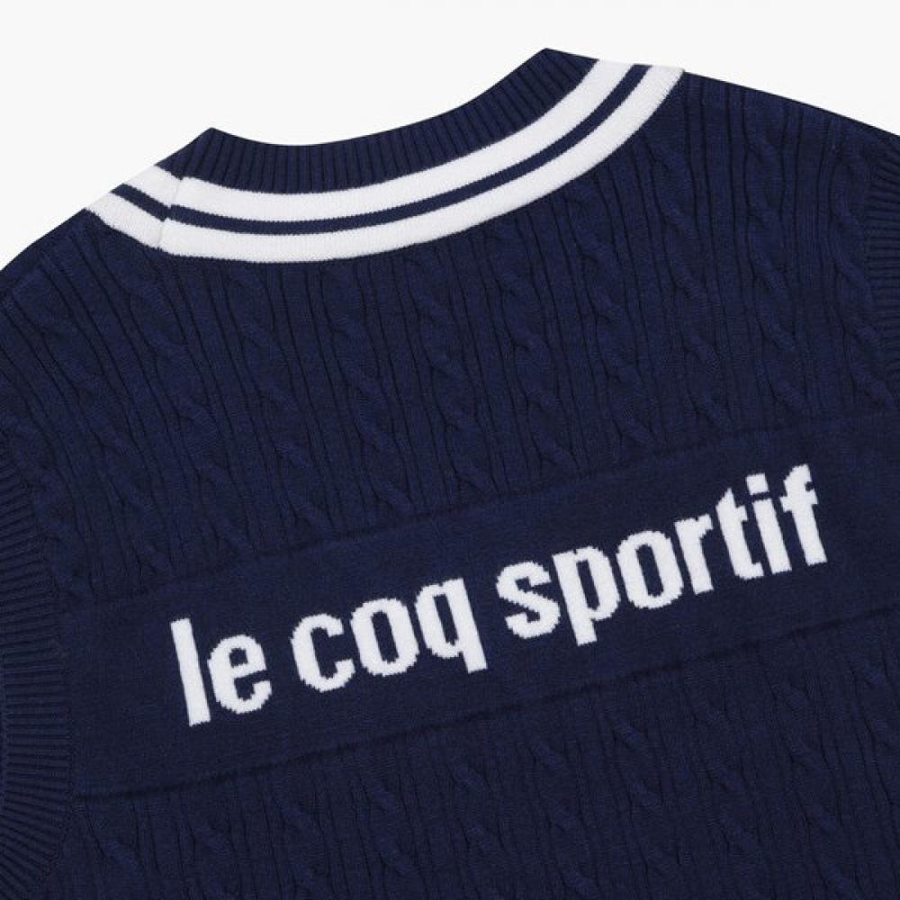 Le Coq Sportif [cLearance][70  Off] cabLe Sweater Vest Unisex Qp123tst12