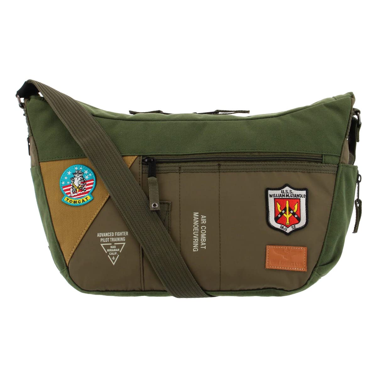 

Avirex Top Gun Limited Edition Shoulder 1170J EAGLE SERIES TOP Size Khaki Men s Bag, GUN, Water-Repellent, 52,