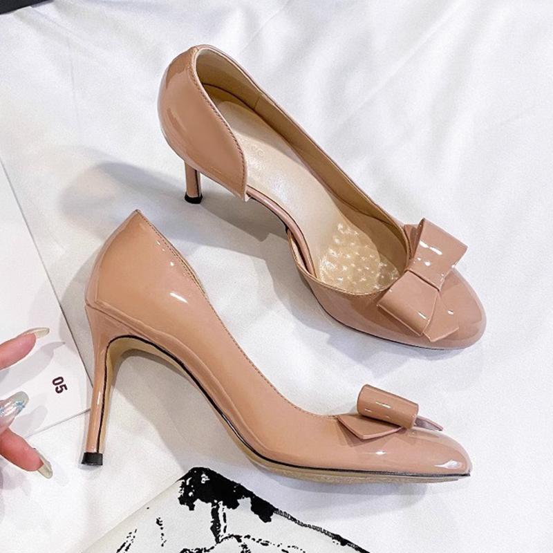 Bow Women High Heels Shoes Sexy Elegant Sandals Shallow Luxury Dress Woman Shoes 2025 New Designer Pumps Party Chaussure Femme