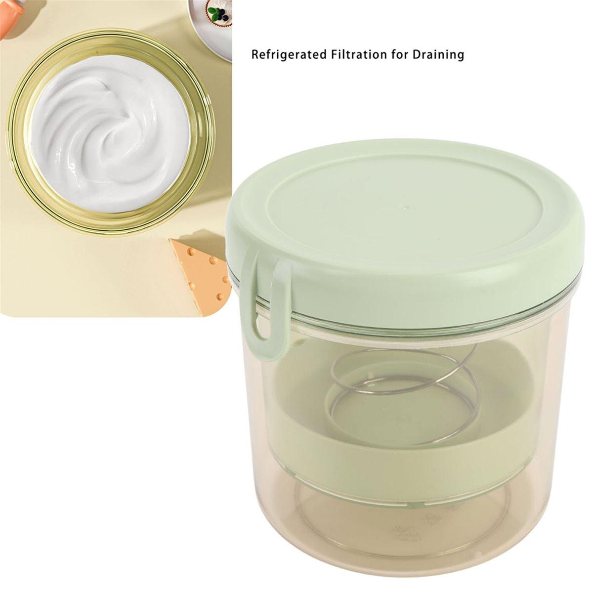 

Yogurt Cheese Maker Machine Efficient Sustainable Round Safe Fine Mesh Greek Yogurt Strainer Easy to Clean for Home B China Mainland