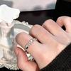 990 Silver Seven-Grain Rice Ring: Attracts Wealth, Ensures Safety, Brings Fortune. Exquisite and Versatile Ornament.