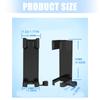 Easy No Tools Required Wall Mount Holder For Hair Dryer And Curling Iron Organizers Space Saving Design Made Of ABS
