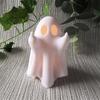 M-Modern-Ghost Statue, White Resin Garden Ghost Sculpture Halloween Decorations, Ghost Figurines For Home Room Desk Garden Yard