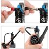 300Psi High Pressure Shock Pumps Portable Bike Shock Pumps Front Fork Pumps with Gauge Bike Suspension Pumps Shock Absorbers