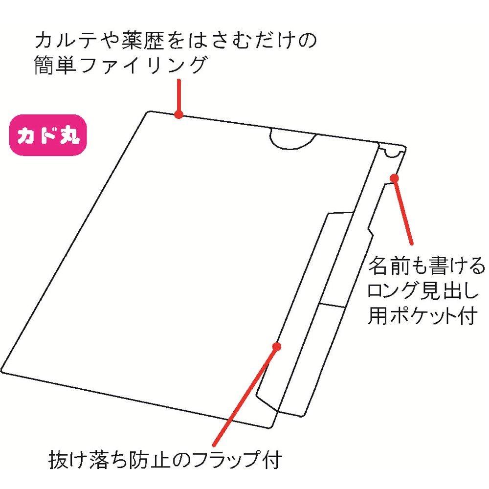 Lihit Lab Medical Record Folder with Flap, A4 Single, 100 Sheets, HK2001