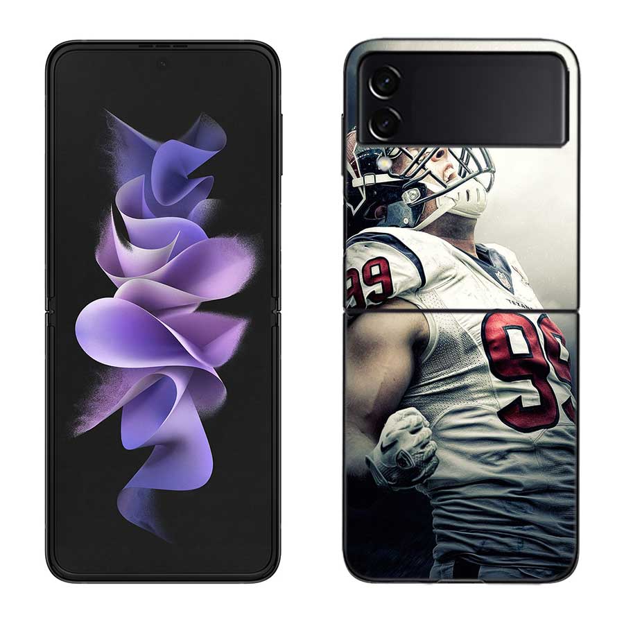 Ultimate Strength Aesthetics Rugby Phone Case For Samsung Z Flip 7 6 5G Galaxy Z Flip 5 4 3 Black Hard Cell Cover Luxury PC She