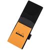 Rhodia No. 12 Leather Cover (Made In Japan) with One Notepad (Black)