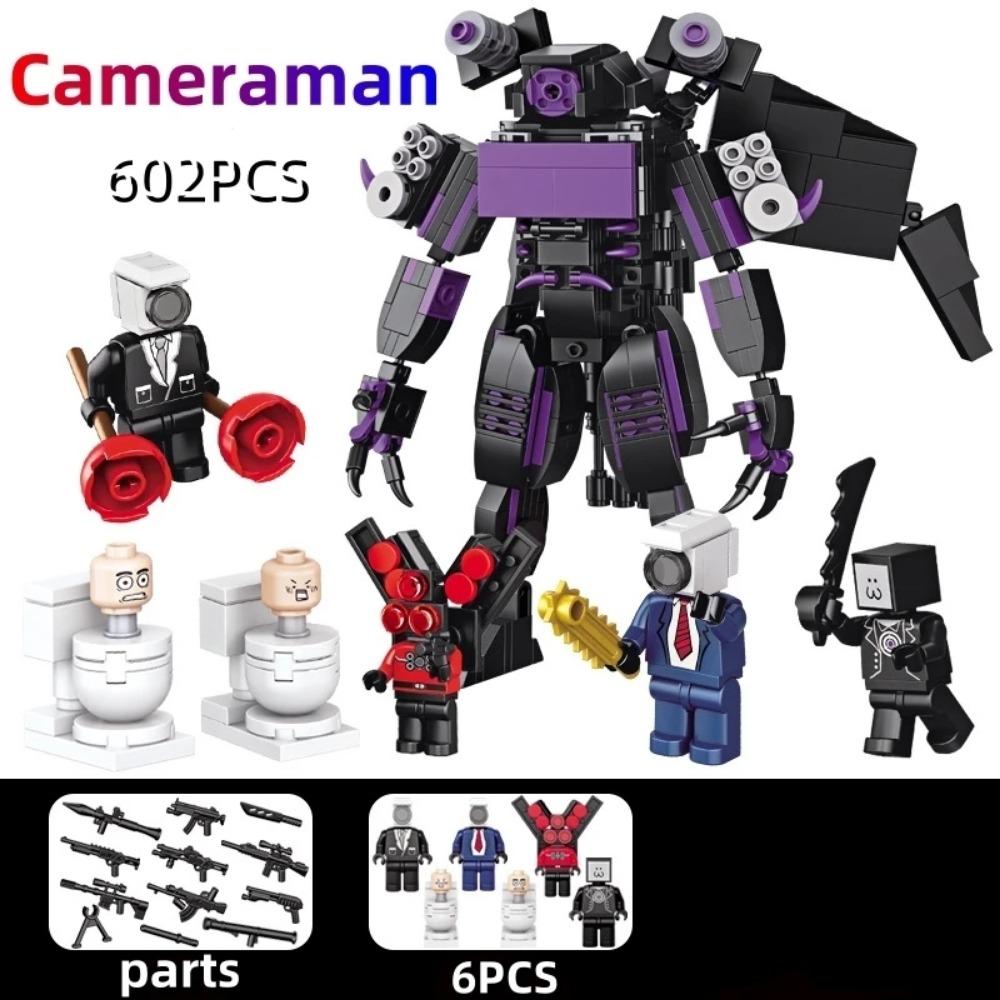 Mutant Titan Camera Man Building Blocks Cartoon or Game Doll Kids Toys Speaker Camera Titan TV Clock Toilet Man Bricks Model