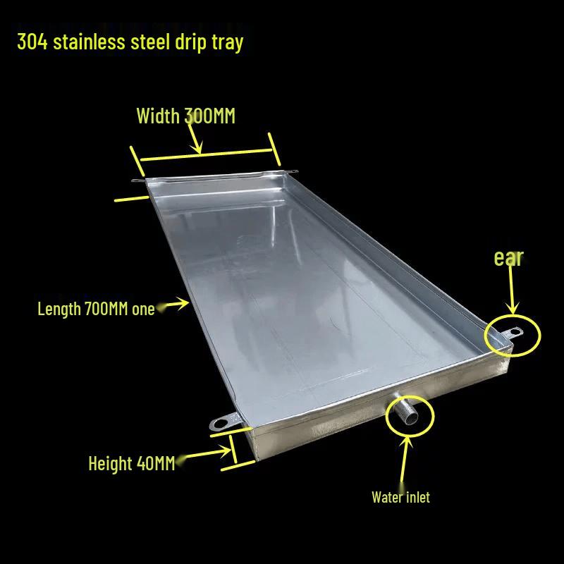 304 Stainless Steel Rectangular AC Drip Tray