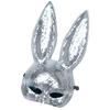 Delicate Rabbit Mask for Adult Party Goers Rabbit Face Mask Comfortable Wear Rabbit Mask Charm for Masquerades Parties