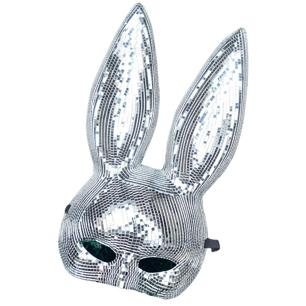 Delicate Rabbit Mask for Adult Party Goers Rabbit Face Mask Comfortable Wear Rabbit Mask Charm for Masquerades Parties