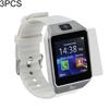 3Pcs/Set High Clarity Clear LCD Screen Protector Films for DZ09 Bluetooth-compatible Smart Watch
