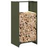 VidaXL Firewood Rack Olive Green 40x30x80 Cm 864234