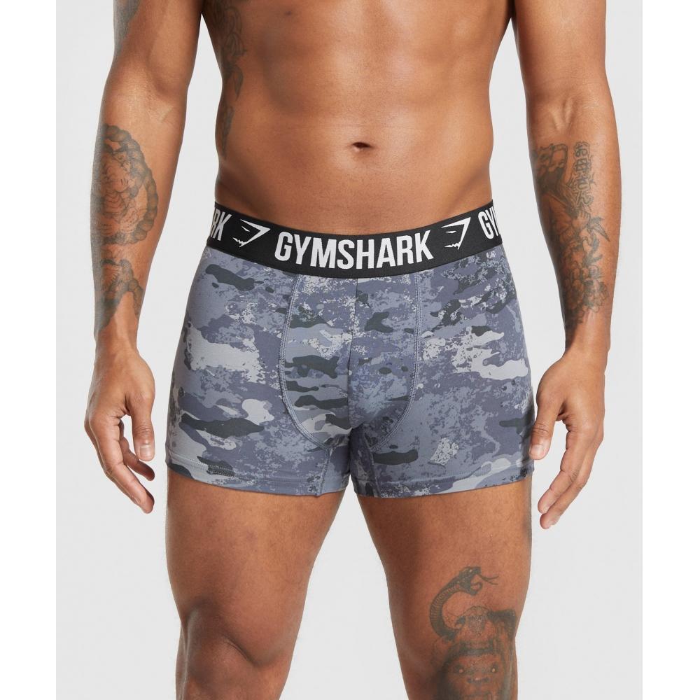 Gymshark Boxer Brief 3pk Titanium Blue Denim Grey Black A5a3w Udc7