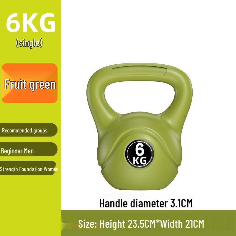 8/10kg Kettlebell for Men's and Women's Fitness, Professional Home Training, Hip and Squat Workouts