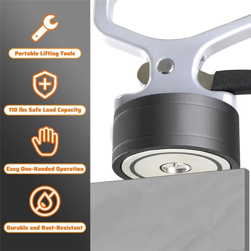 AAAF Magnetyczny podnośnik, Zamiatarka magnetyczna ze stali nierdzewnej, Do spawania, Separacji metalu, Cięcia, Mikroregulowany