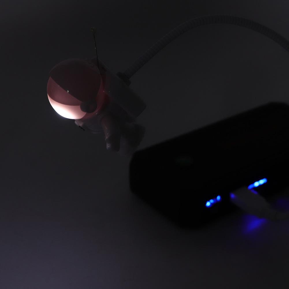 Energiesparendes Astronaut Raumfahrer Form Mini USB LED Nachtlicht Computer Laptop Notebook Lampe