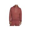 Nike Solid Color Drawstring Hoodie Pullover Men Tops Red DA0316-691