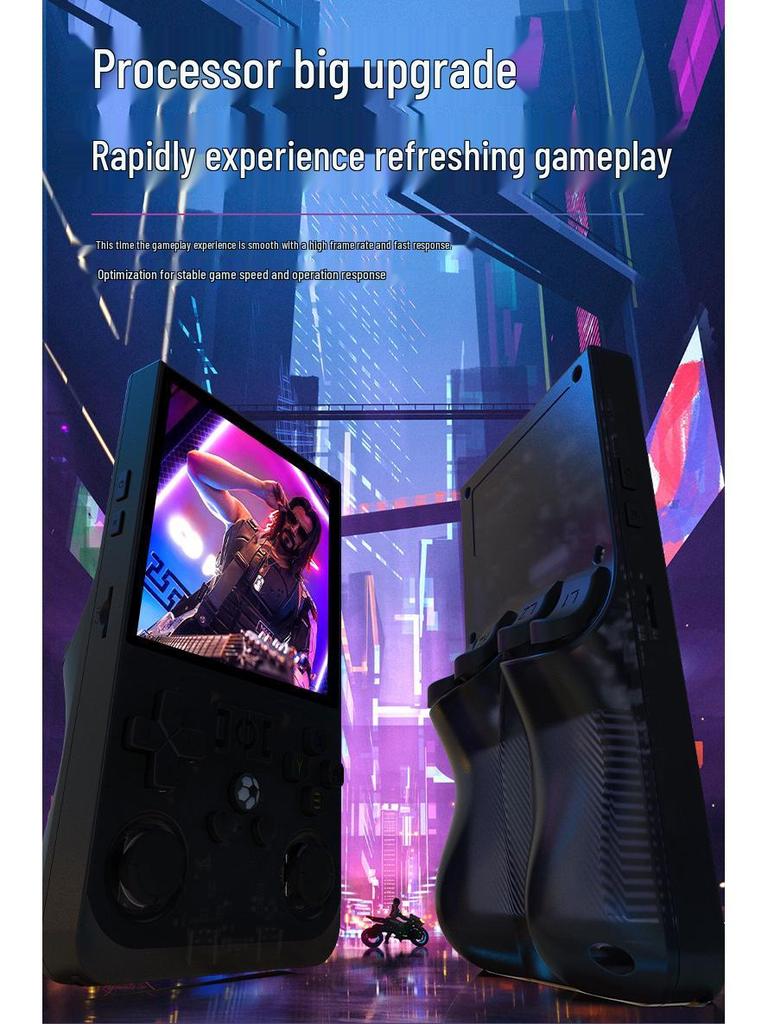 R36MAX: Open Source Retro 3D Handheld Game Console with Dual System